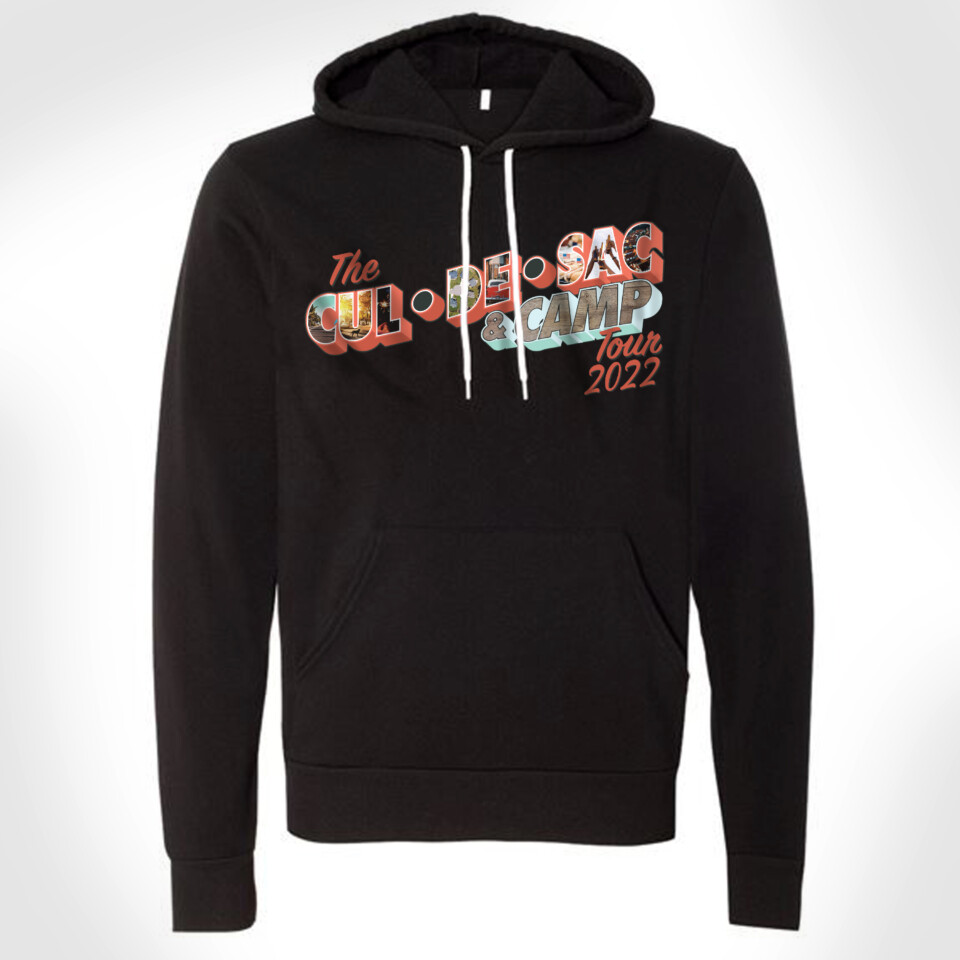 Culdesac and Camp Tour Hoodie Front